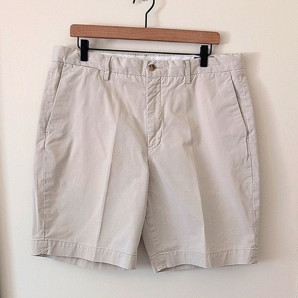 Polo Ralph Lauren Other - Polo Ralph Lauren Mens 36 Flat Front Khaki Chino Shorts Casual Classic Preppy